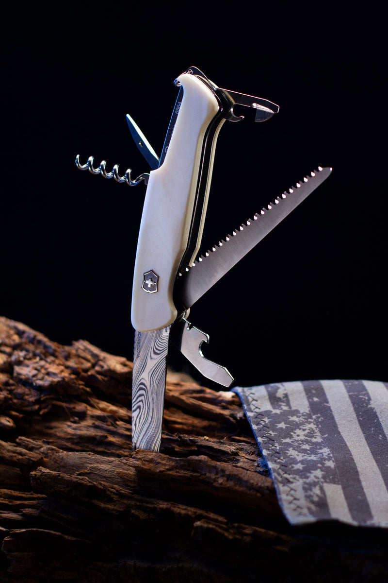 Limited Edition Ranger 55 Damast LE 2023 Swiss Army Knife by Victorinox (1 of 7000)